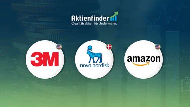 Dividenden Aktien mit Rabatt - 3M - Novo Nordisk - Amazon