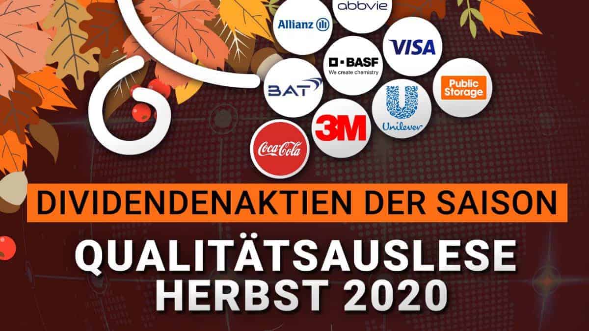 Top 50 Dividenden Aktien Fur Einen Kauf Qualitatsauslese Herbst