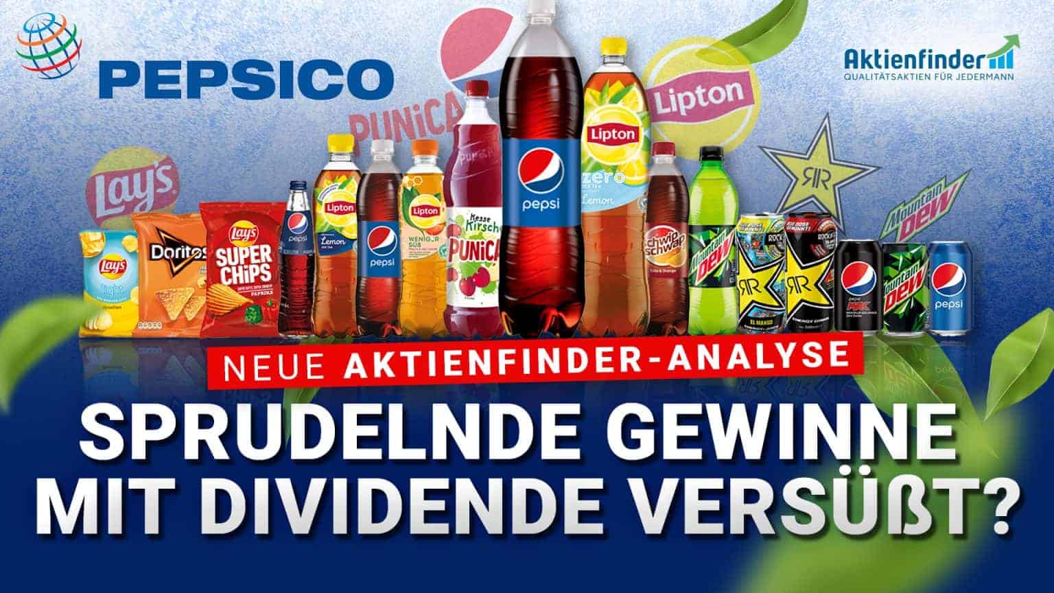 PepsiCo Aktie Sprudelnde Gewinne mit Dividende versüßt?