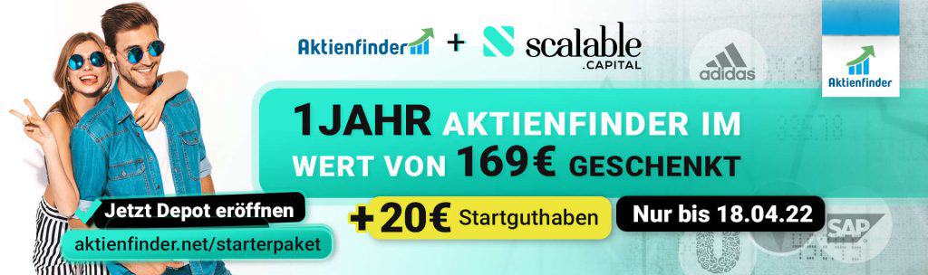 Scalable mit kostenloser Aktienfinder Premiummitgliedschaft im Wert von 169€