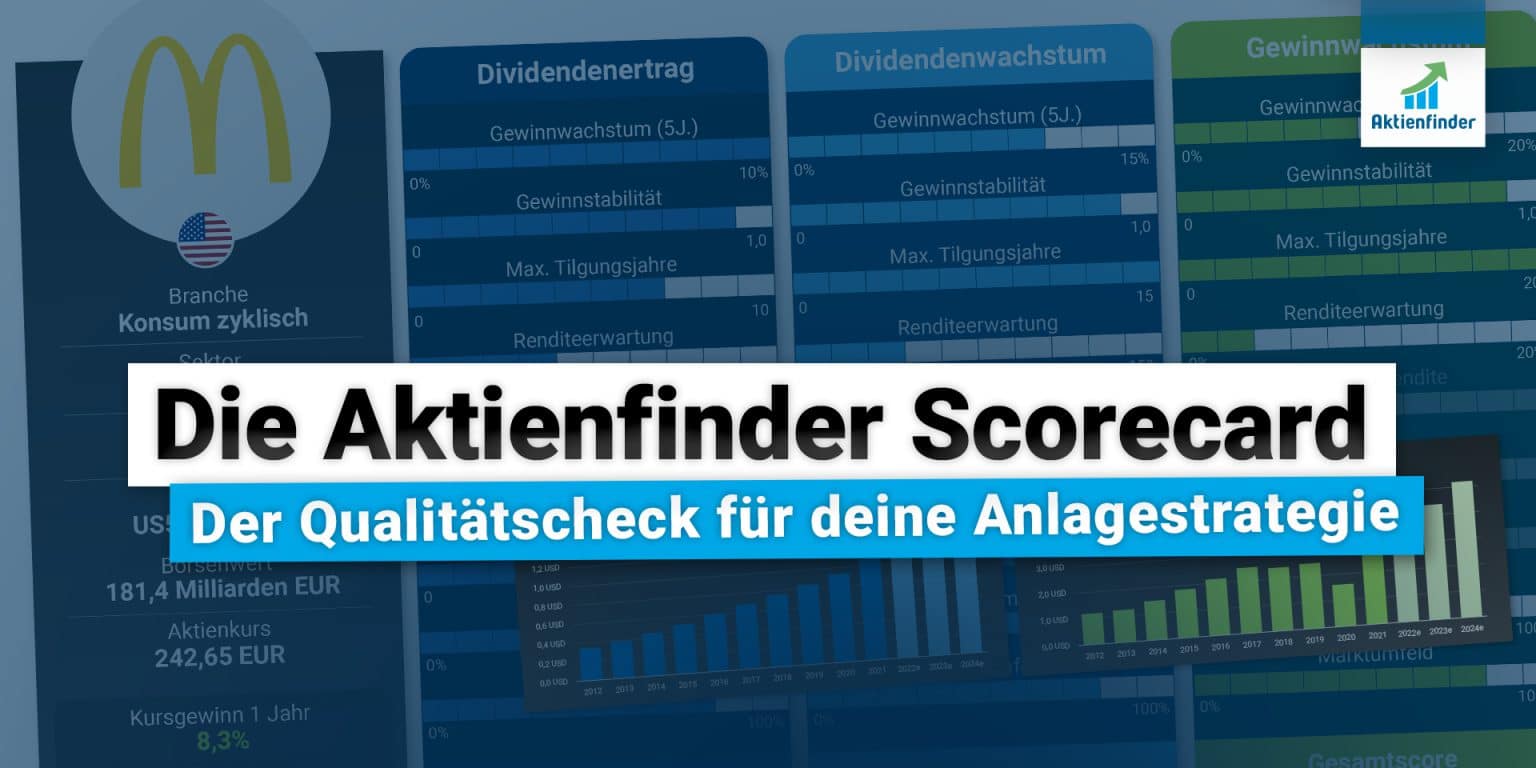 Die Aktienfinder Scorecard – Der Qualitätscheck für deine Anlagestrategie