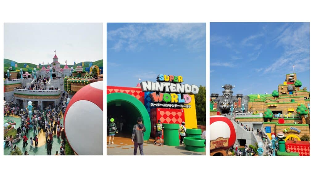 Eigene Aufnahmen des Super Nintendo World innerhalb der Universal Studios in Osaka.